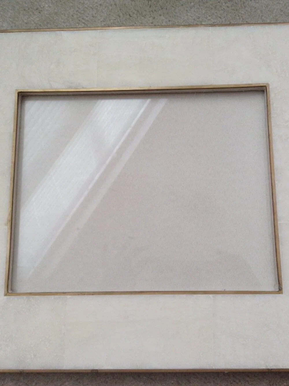 Williams Sonoma Stone Picture Frame For 8x10 Picture